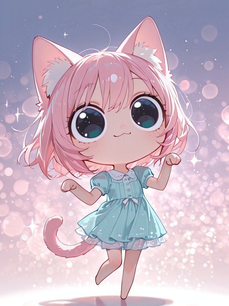 ちび猫耳娘 | の人気AIイラスト・グラビア