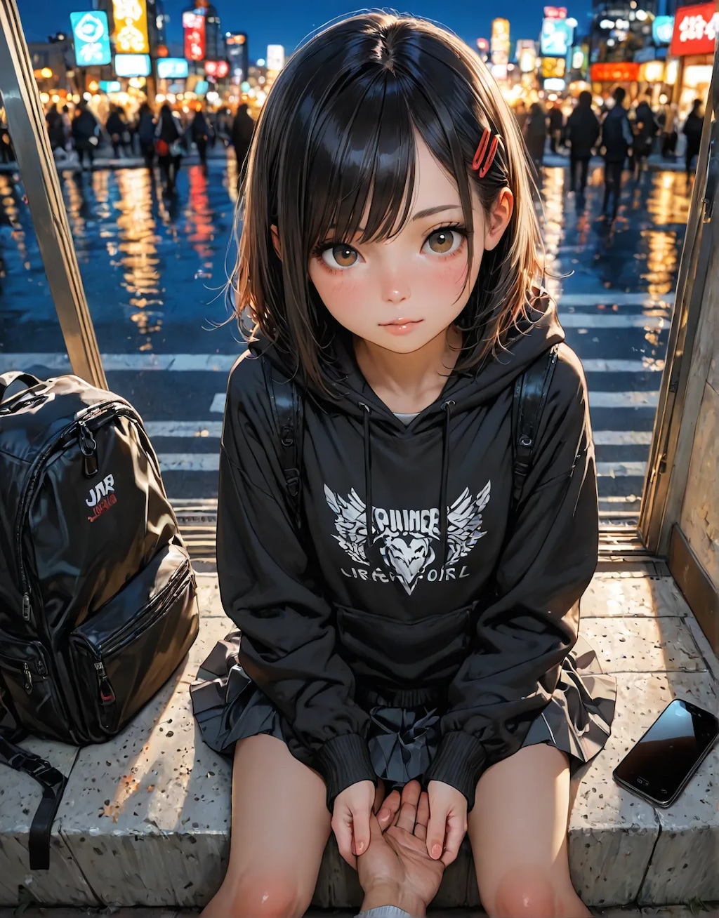 家出少女、夜を彷徨う。その結果…🥹