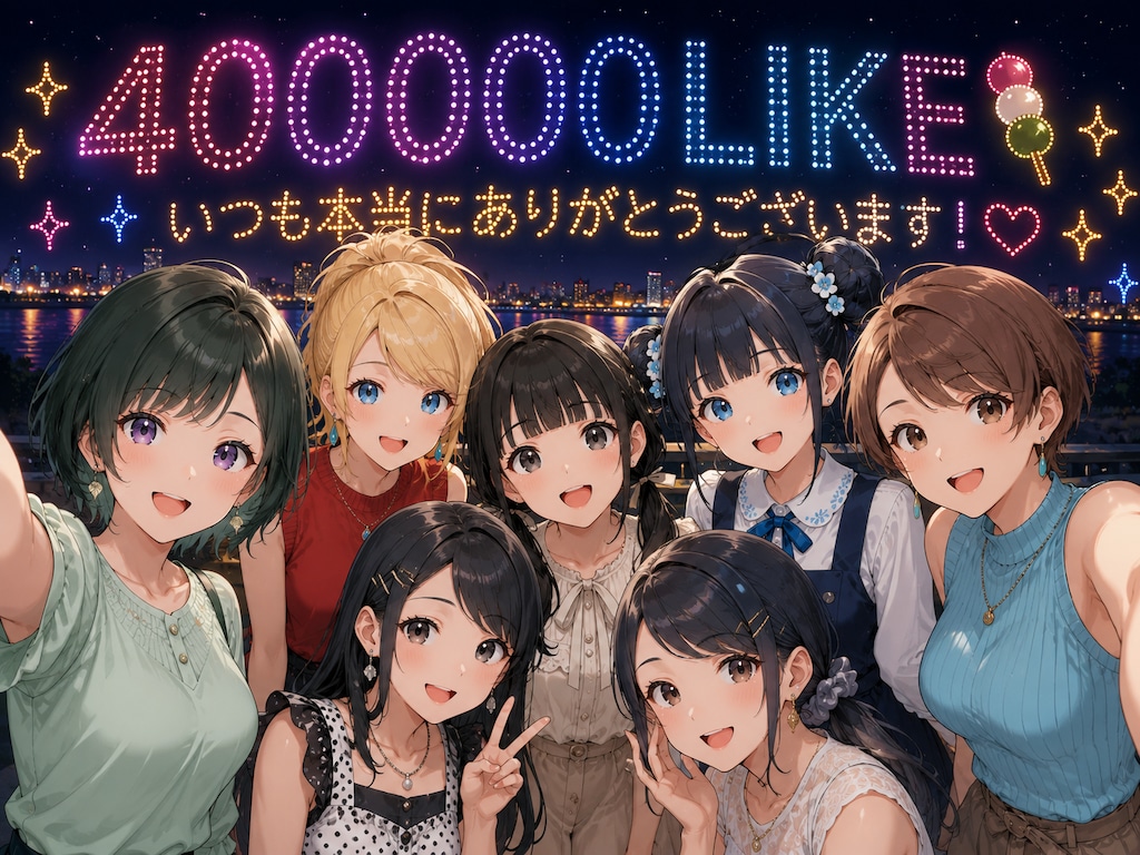 ４０万いいね💓ありがとうございます！🥰🍡✨