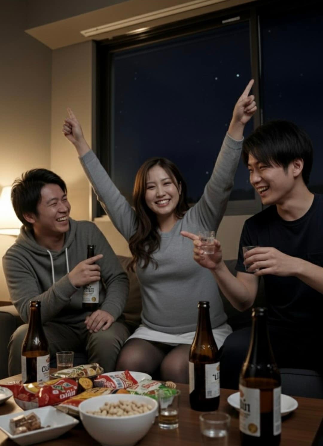 我が妻がお気に入りの従業員を自宅に招いて…①