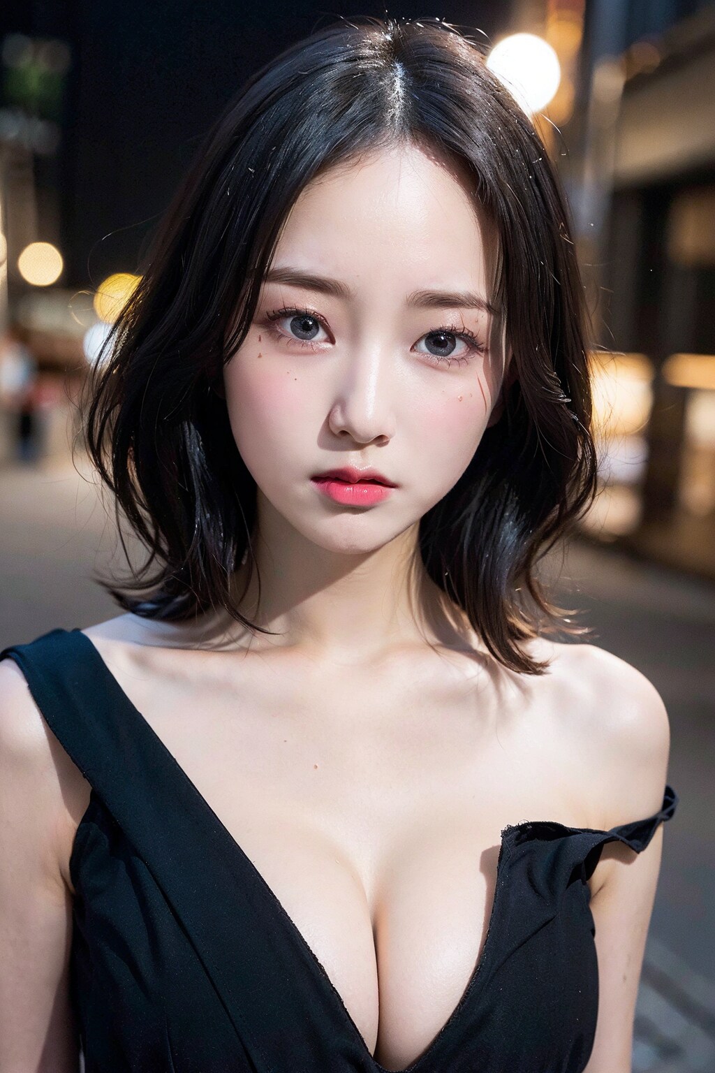 黒ドレス