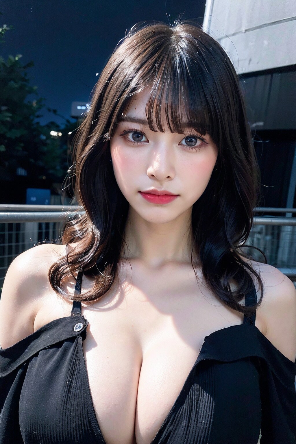 黒ドレス