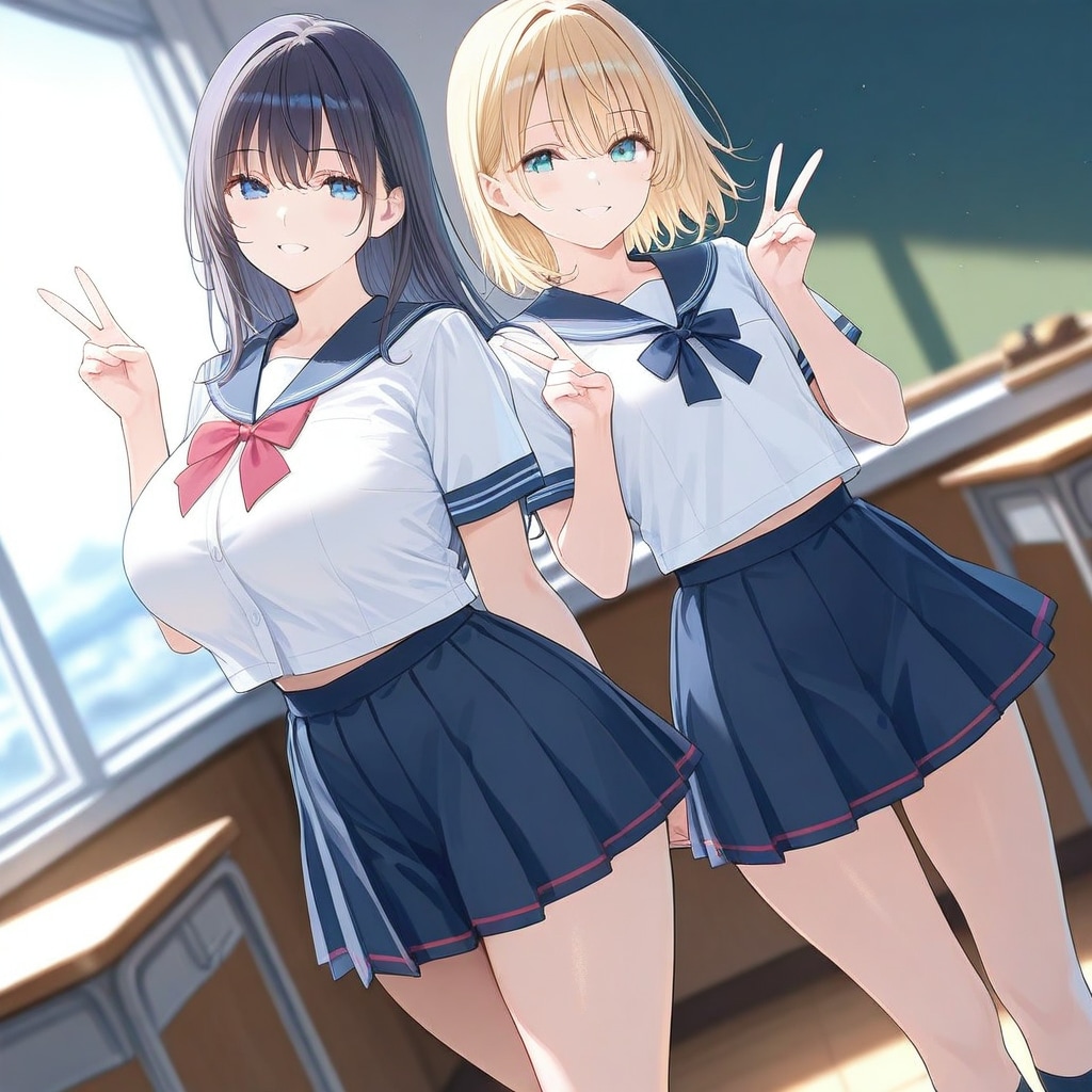 2ショット | の人気AIイラスト・グラビア