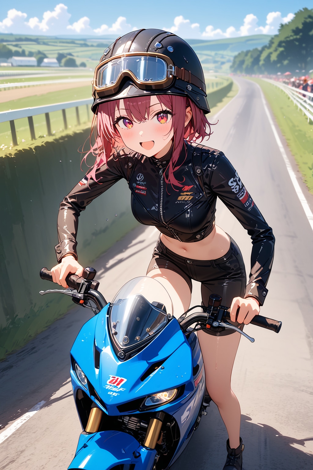 バイク好き彼女 | の人気AIイラスト・グラビア