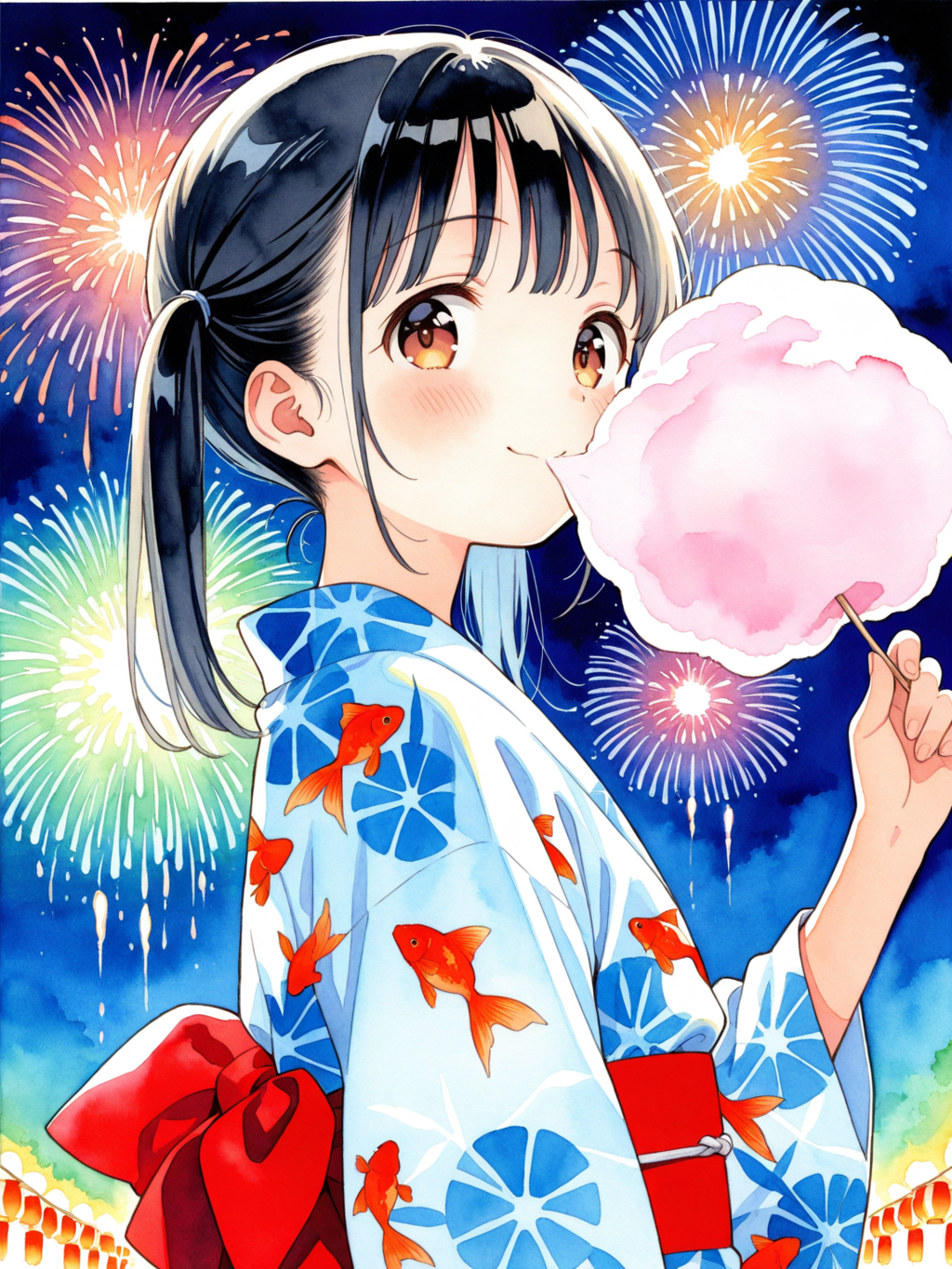 まりちゃんと夏祭り