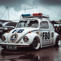 ワーゲンビートルFBIパトロールカー 4枚目