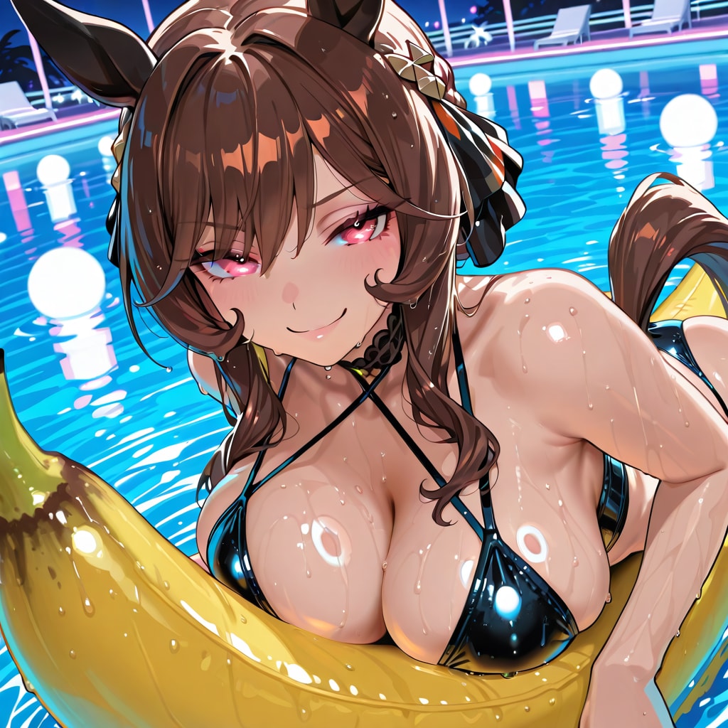 ナイトプールのジェンティルドンナ