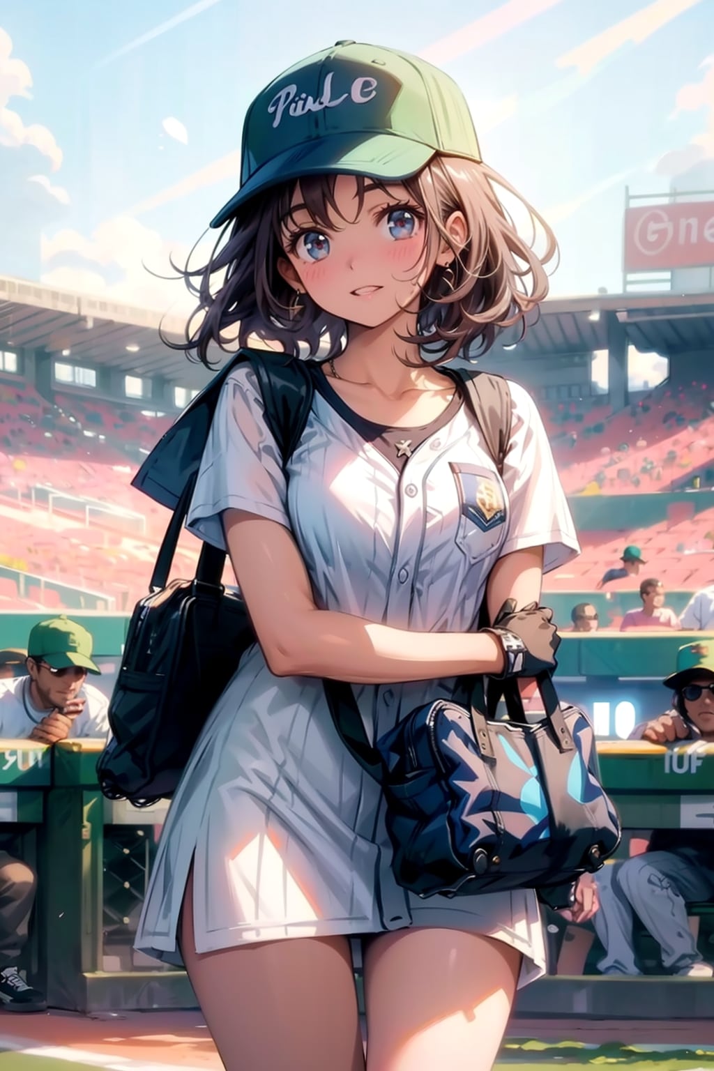 二塁側内野席