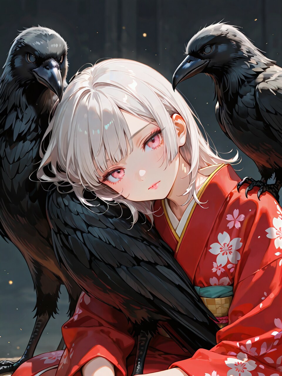 鴉 | の人気AIイラスト・グラビア