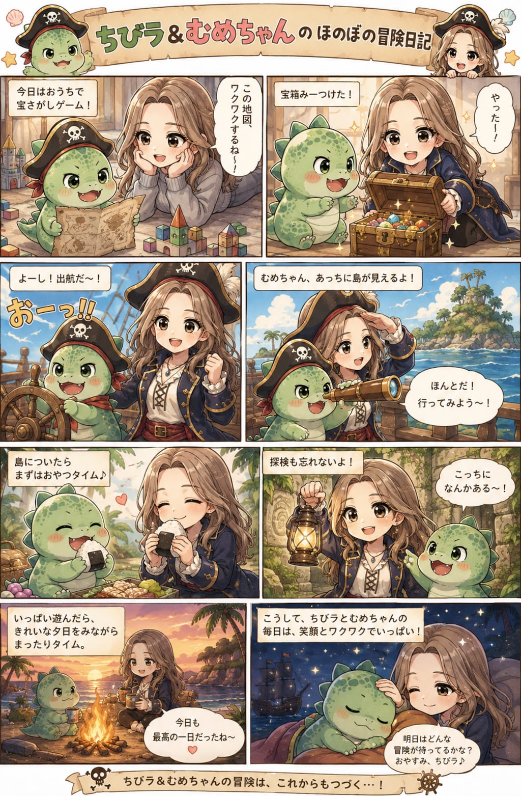 ちびラ&むめちゃんのほのぼの冒険日記