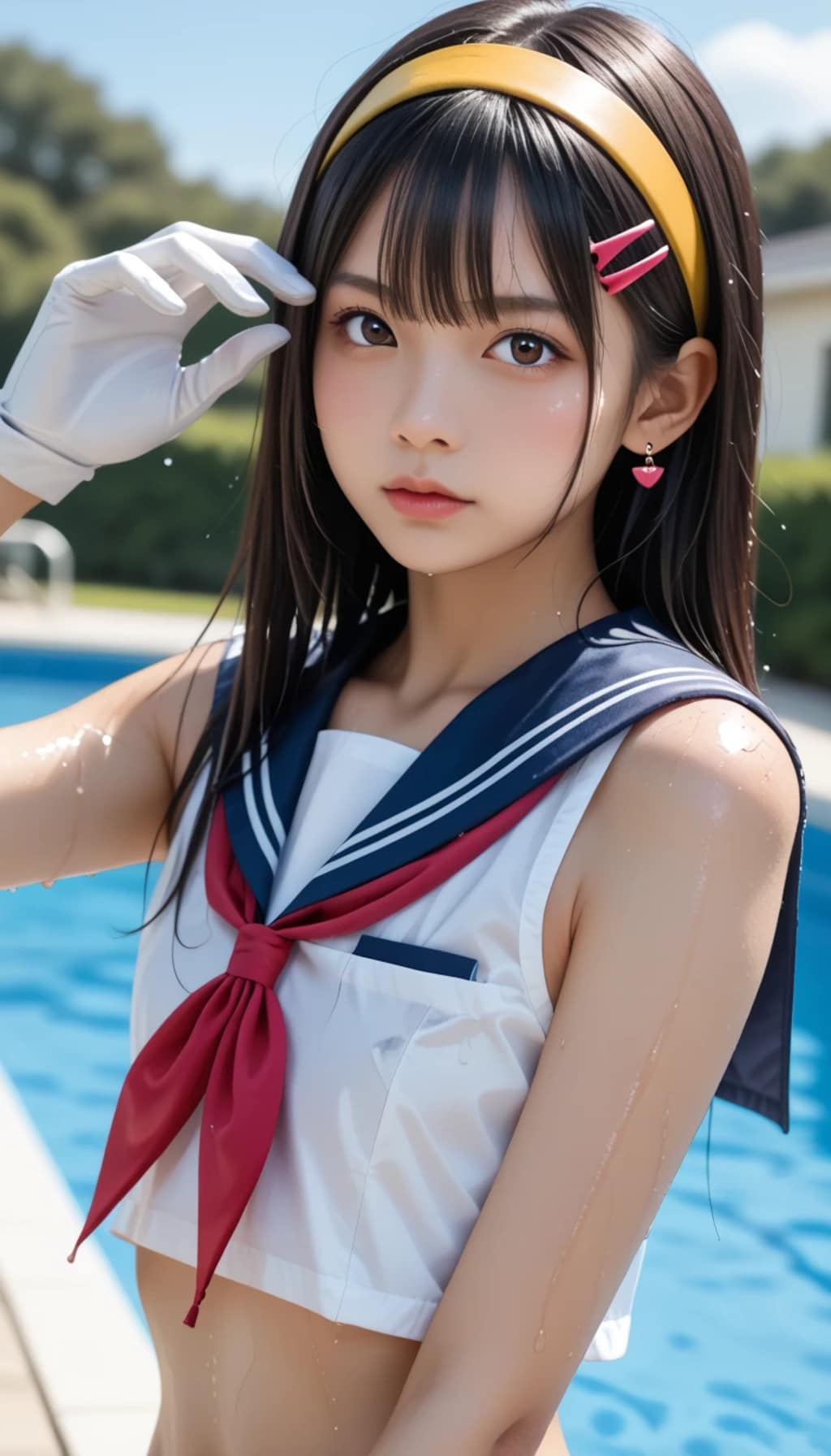 無防備な夏制服にプールサイドで揺らぐ理性、危うくも美しい3つの瞬間
