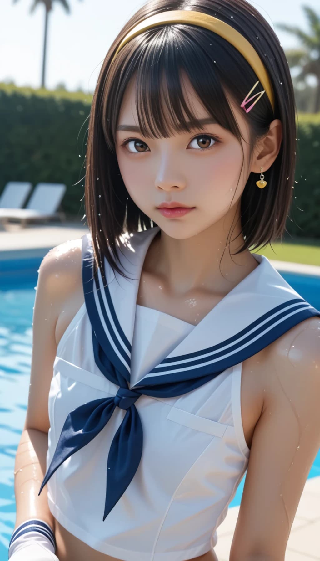 無防備な夏制服にプールサイドで揺らぐ理性、危うくも美しい3つの瞬間