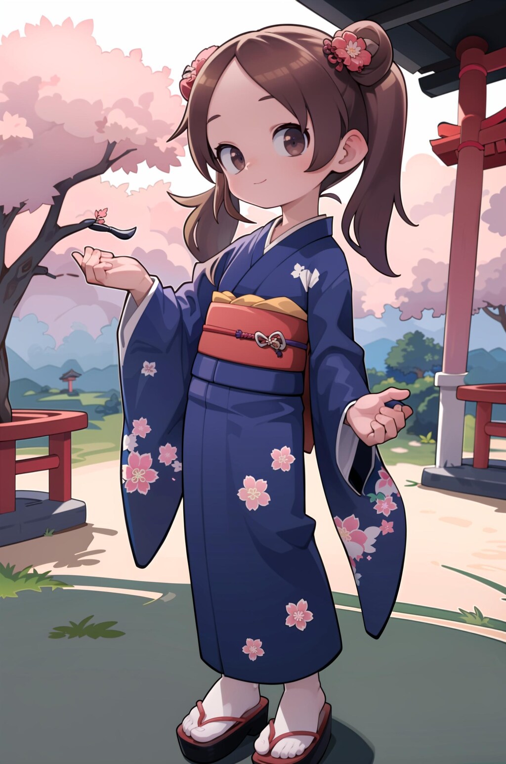 jinja,sakura,fujisan