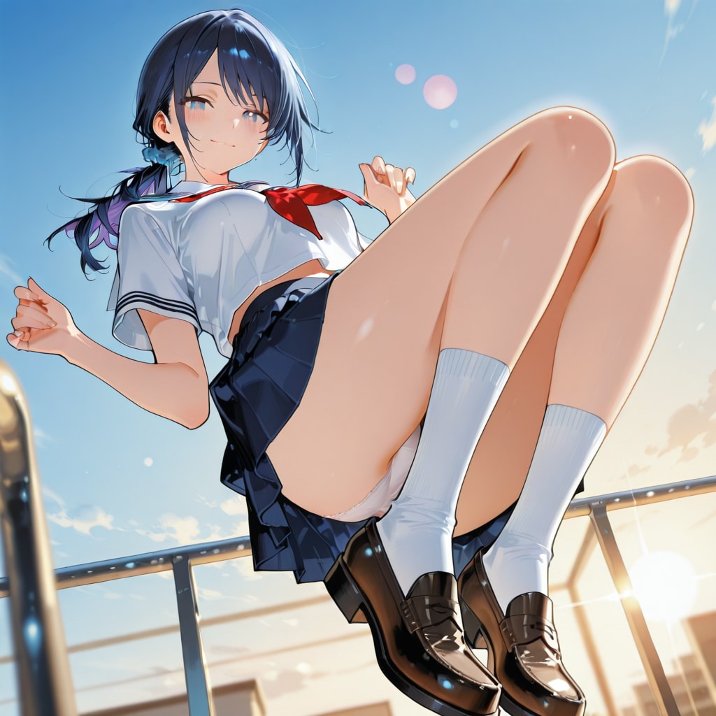 ジャンプする七瀬　244