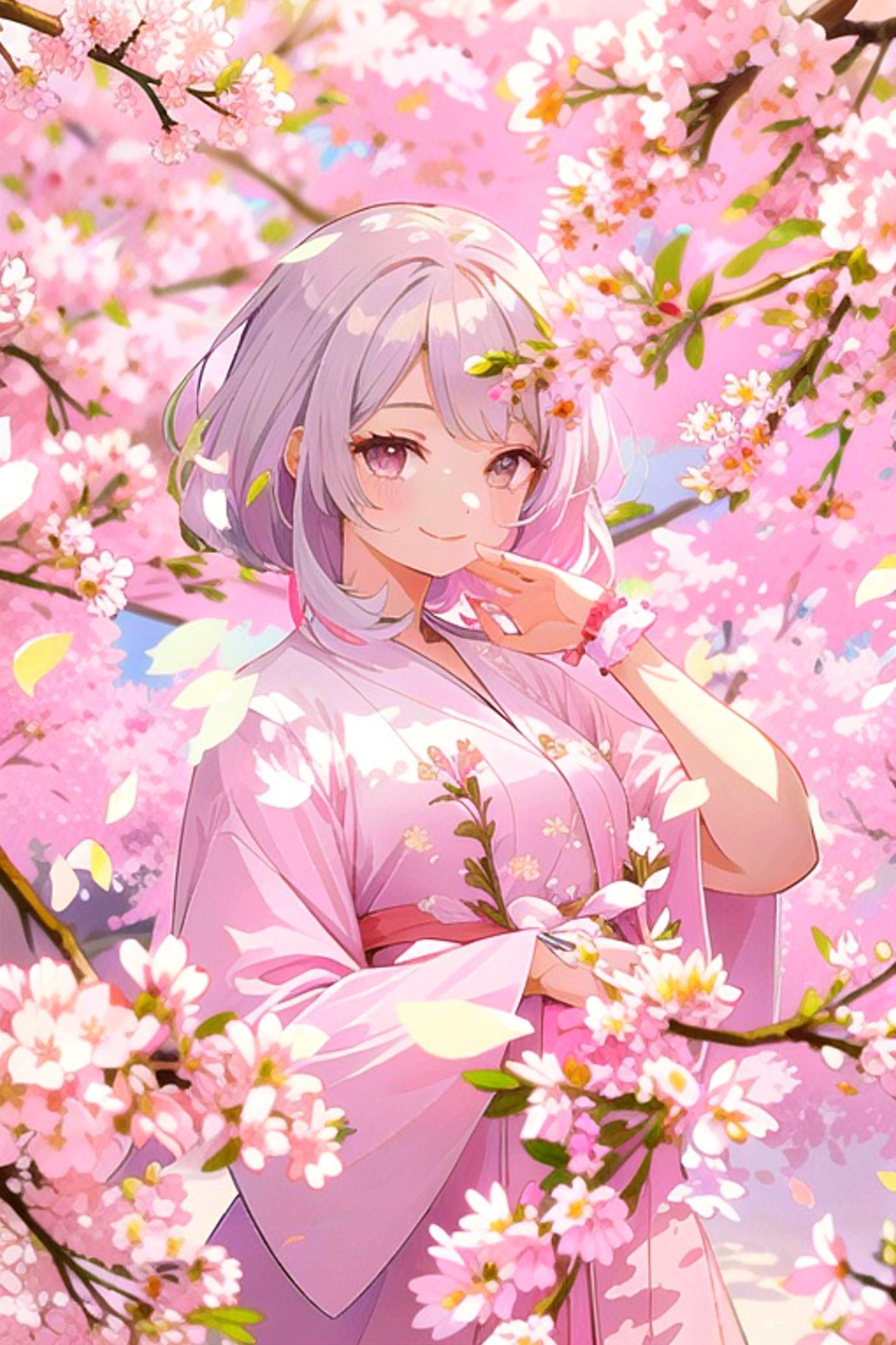 桜と女の子 | の人気AIイラスト・グラビア