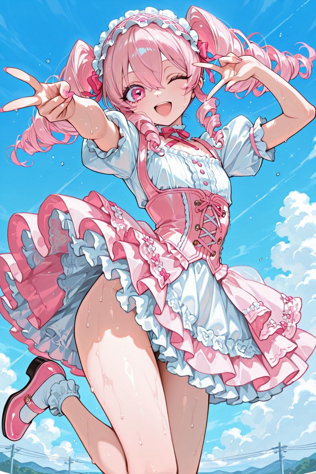 ドリル　私服姿 | の人気AIイラスト・グラビア