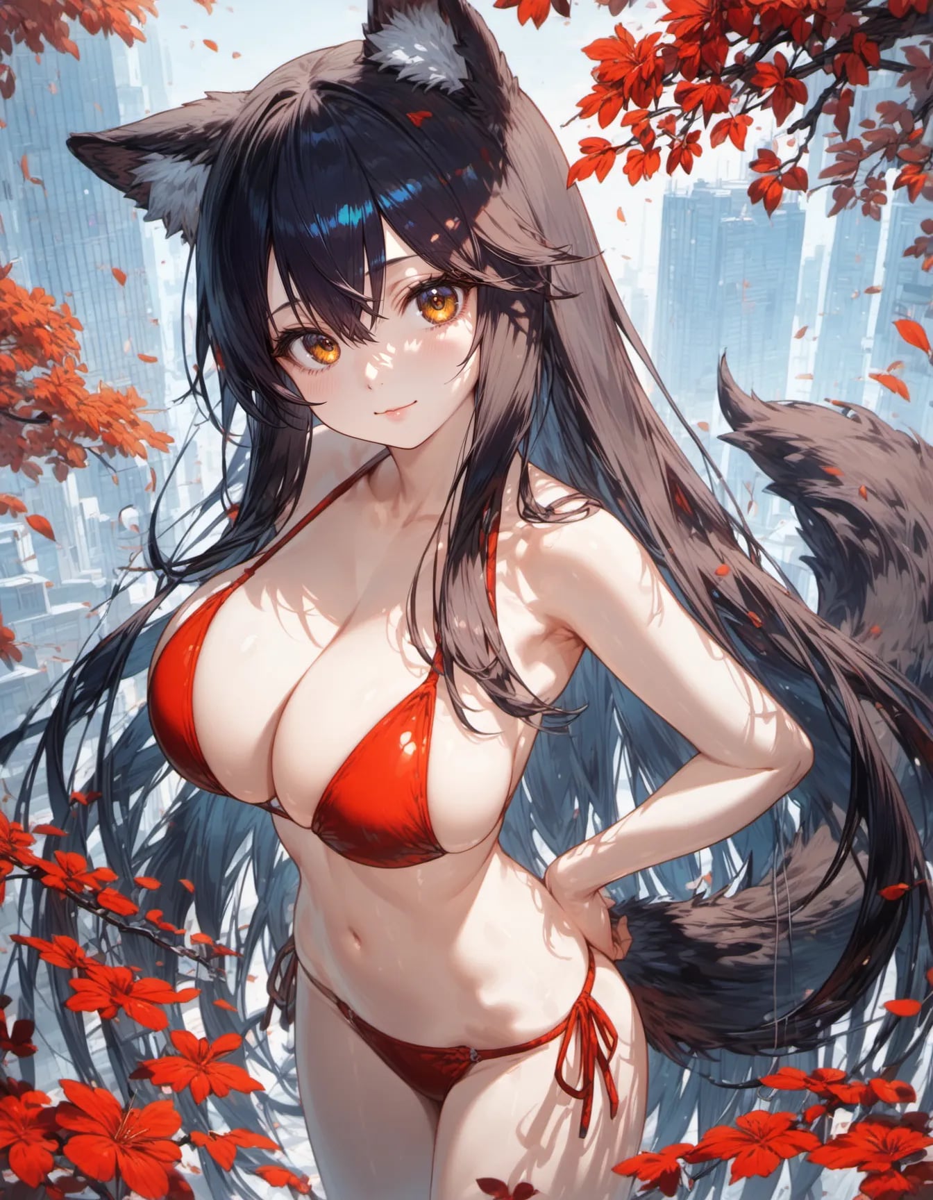Crimson Leaves, Silver Skyline