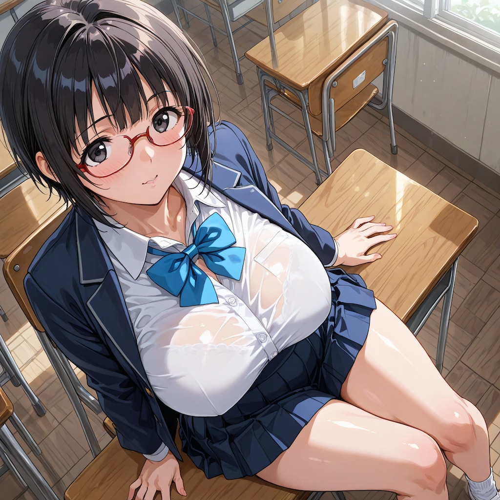 実はこの人メガネだったんですねぇ