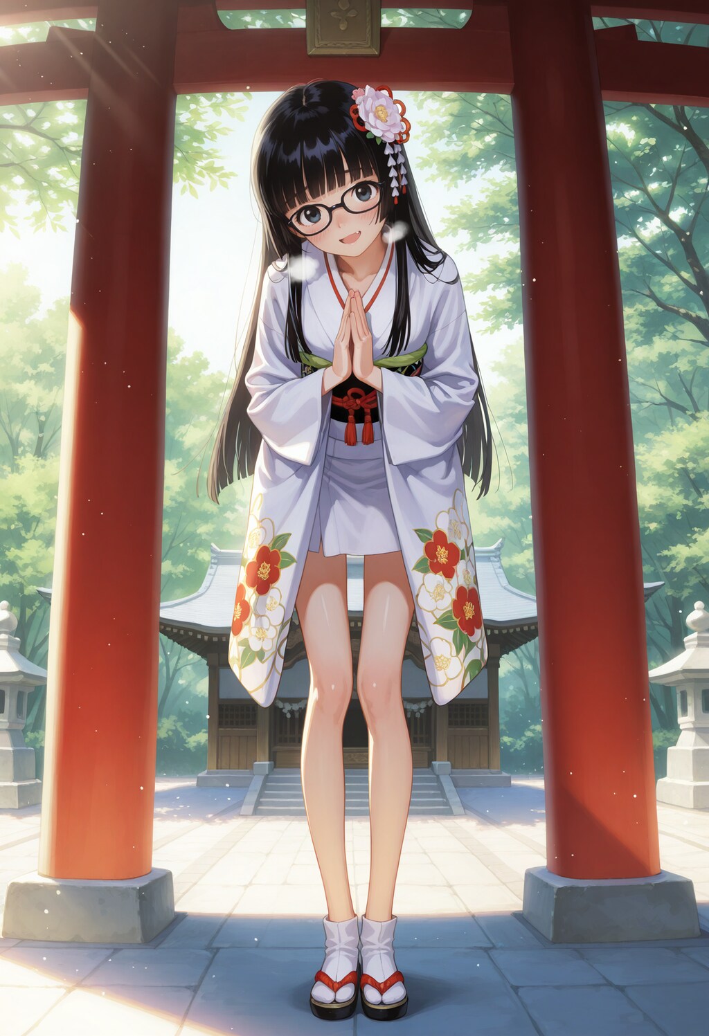 1月1日 初詣（眼鏡っ娘Ver.）