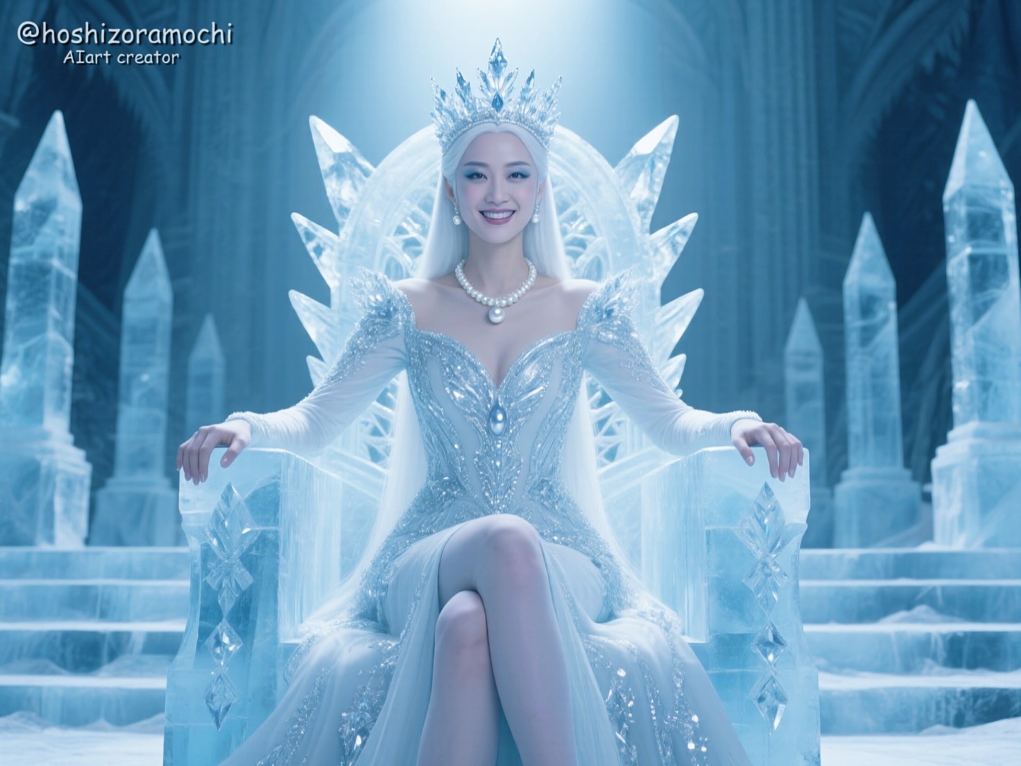 氷晶の女王 | の人気AIイラスト・グラビア