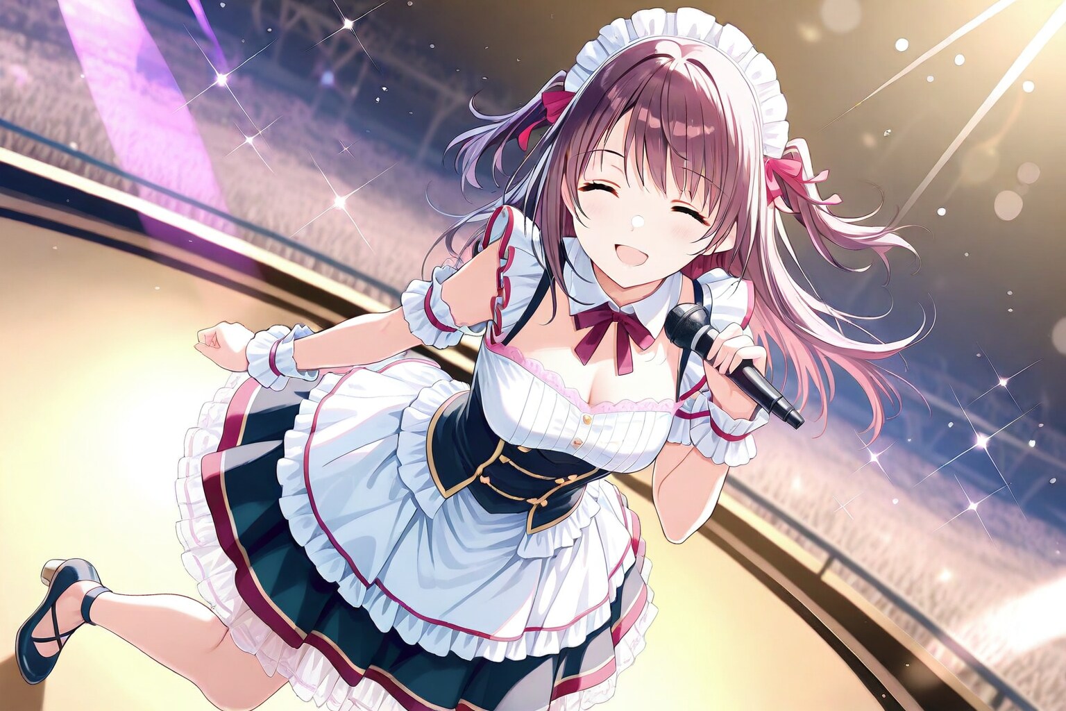歌うメイドさん