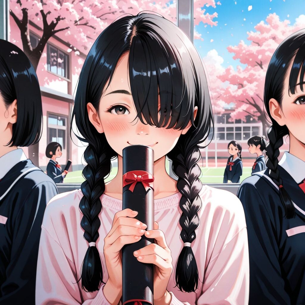 卒業 | の人気AIイラスト・グラビア