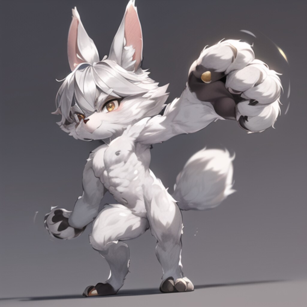 デフォルメなウサギさん