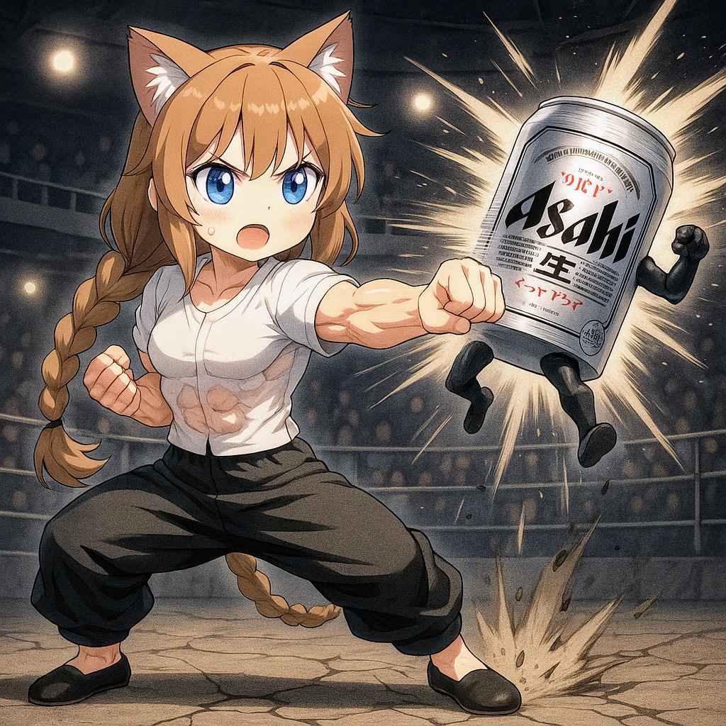 発勁を使う小さな女の子