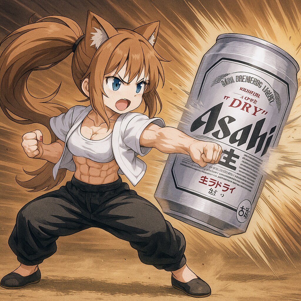 発勁を使う小さな女の子