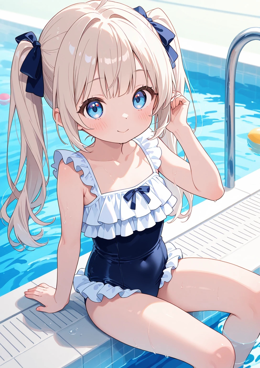 低年齢量産型好きのおにいちゃんへ006《水着でプールSeaArt》 | の人気AIイラスト・グラビア