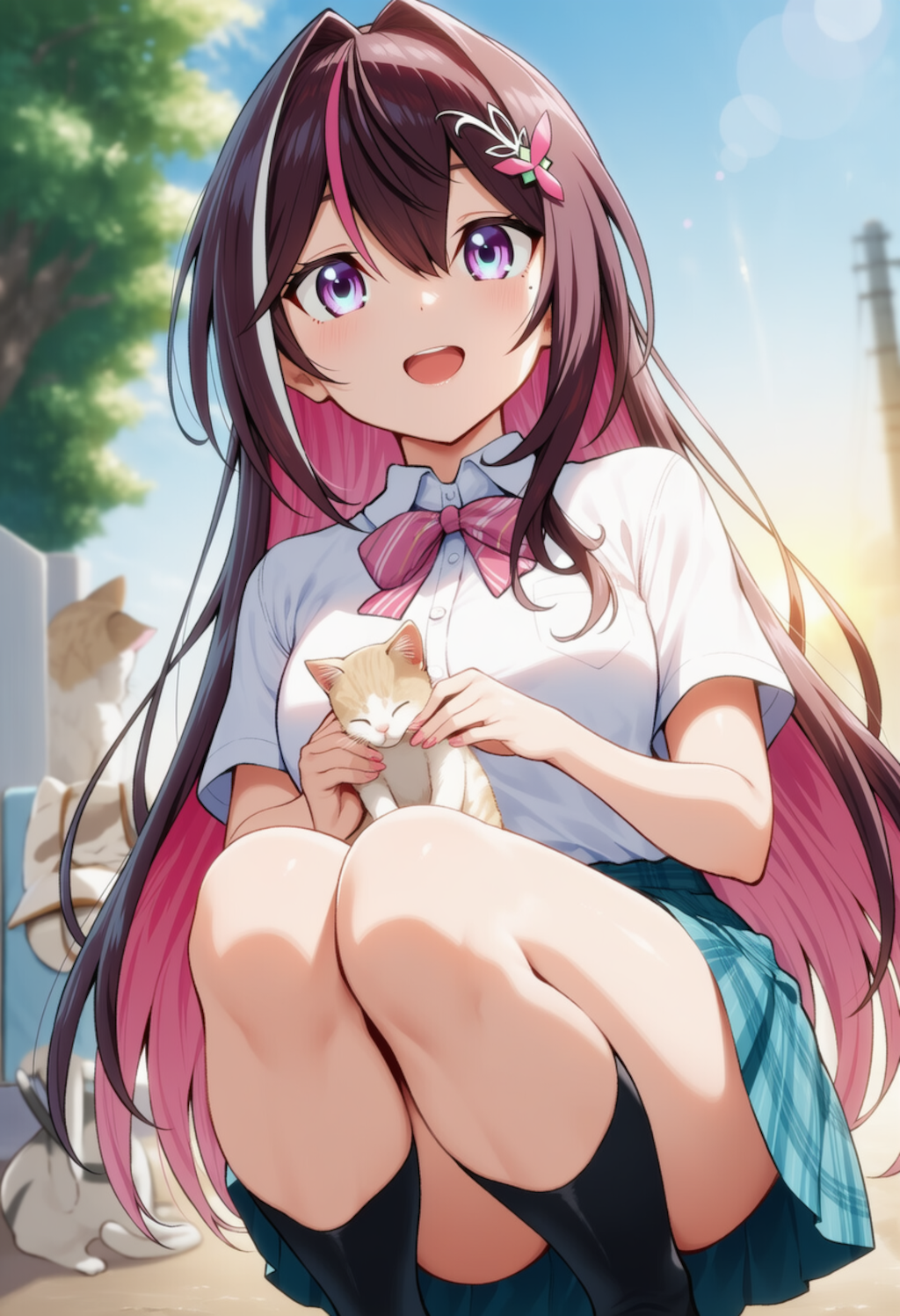 猫ちゃんかわいい♡（AZKi）