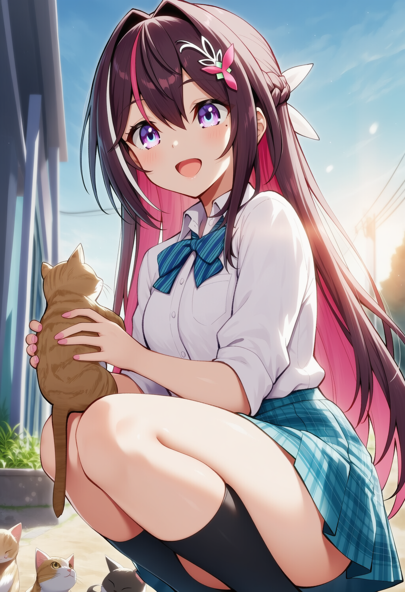 猫ちゃんかわいい♡（AZKi）