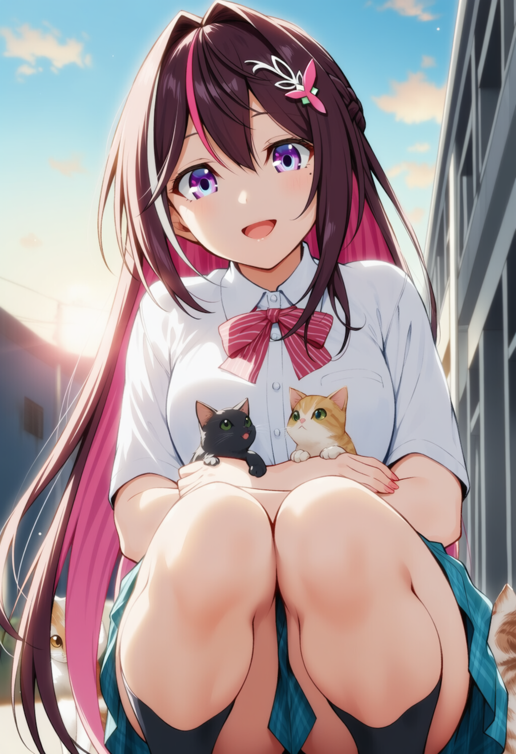 猫ちゃんかわいい♡（AZKi）
