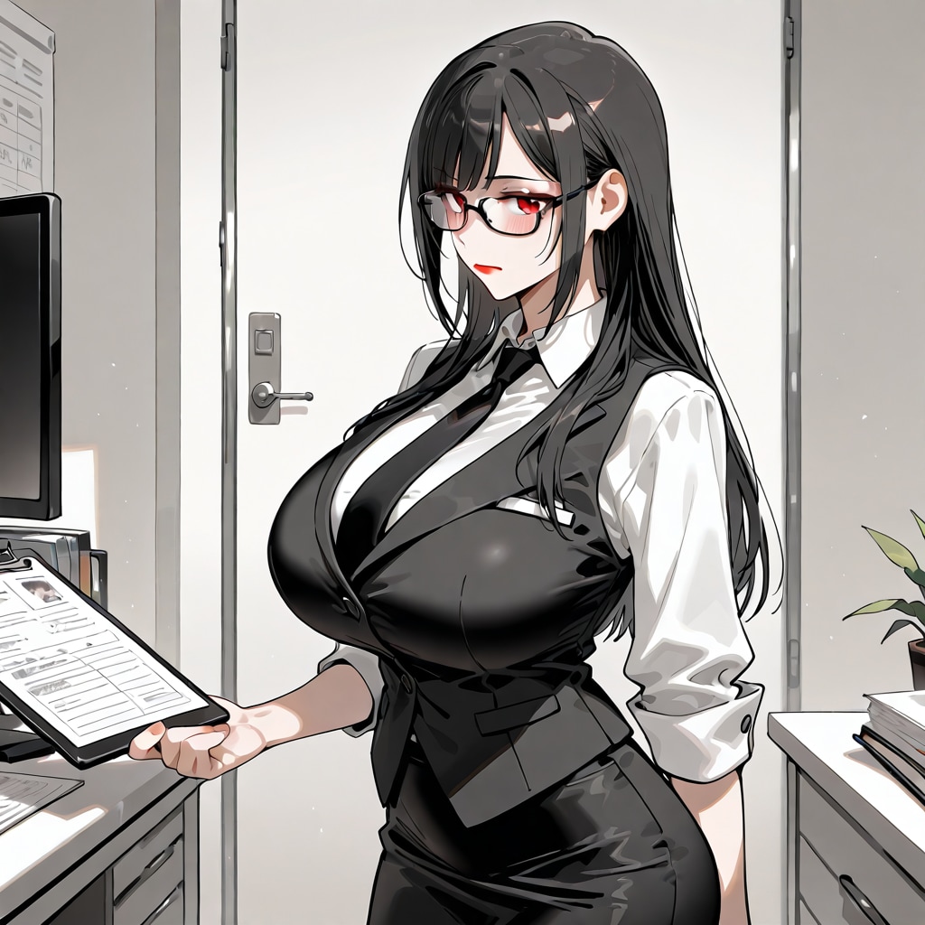ここのチェックなんだが……どうして、キミは書類チェックを給湯室で私と２人きりでサセるのかな……？
