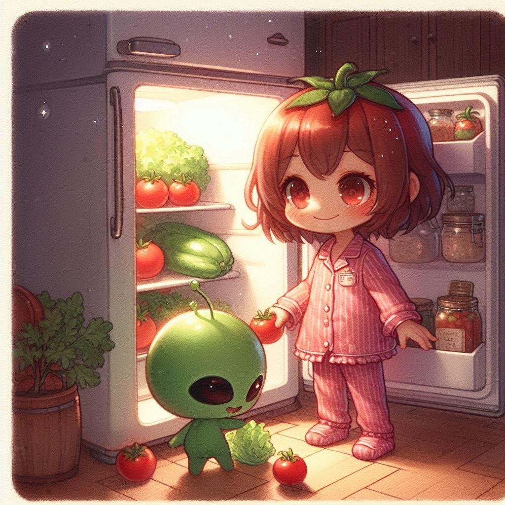 トマトちゃんとうちゅうじんさん