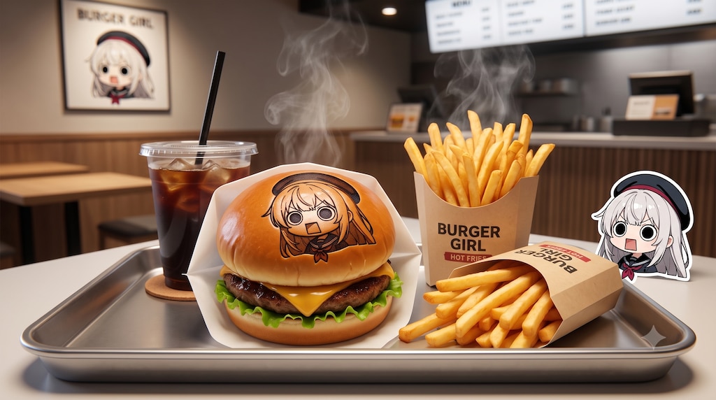 えらいこっちゃハンバーガーセット