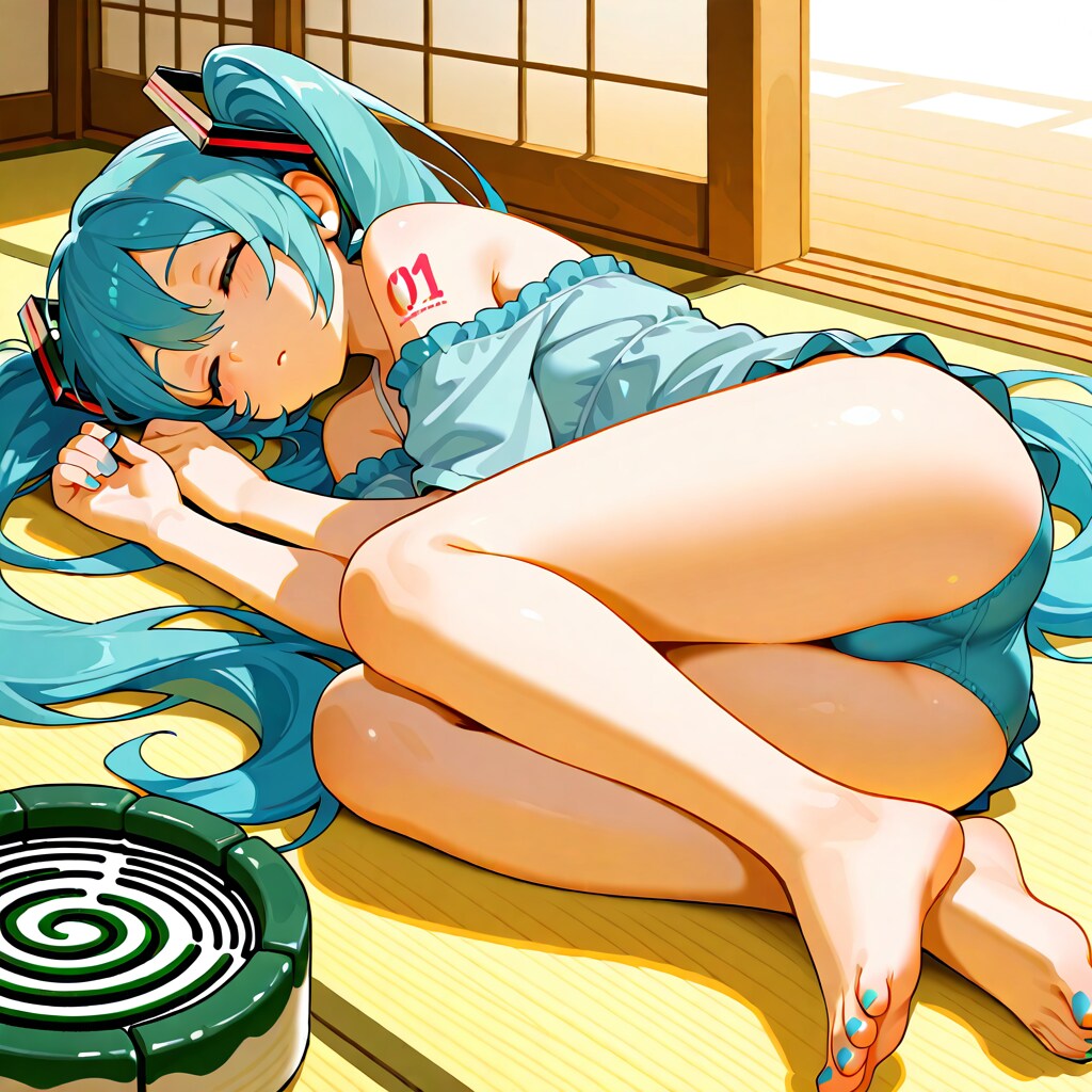 お昼寝中