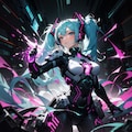 サイバーパンク　miku 5枚目