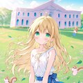 リスと女の子 2枚目