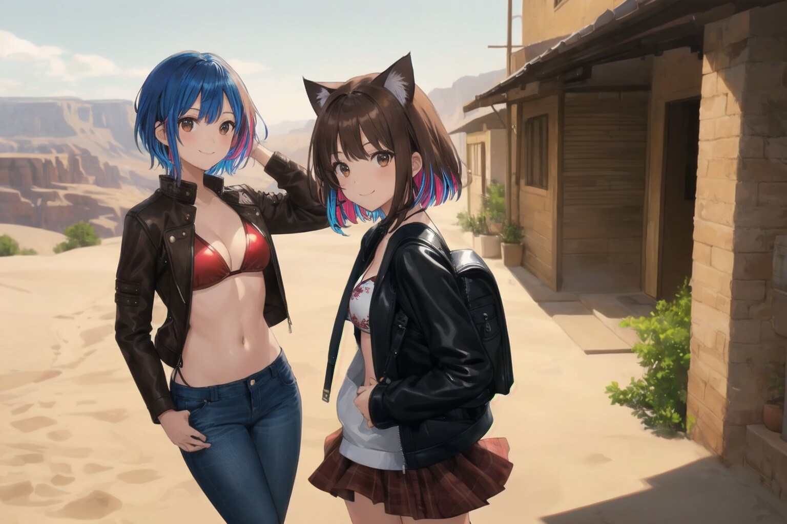 猫とミレニアさん