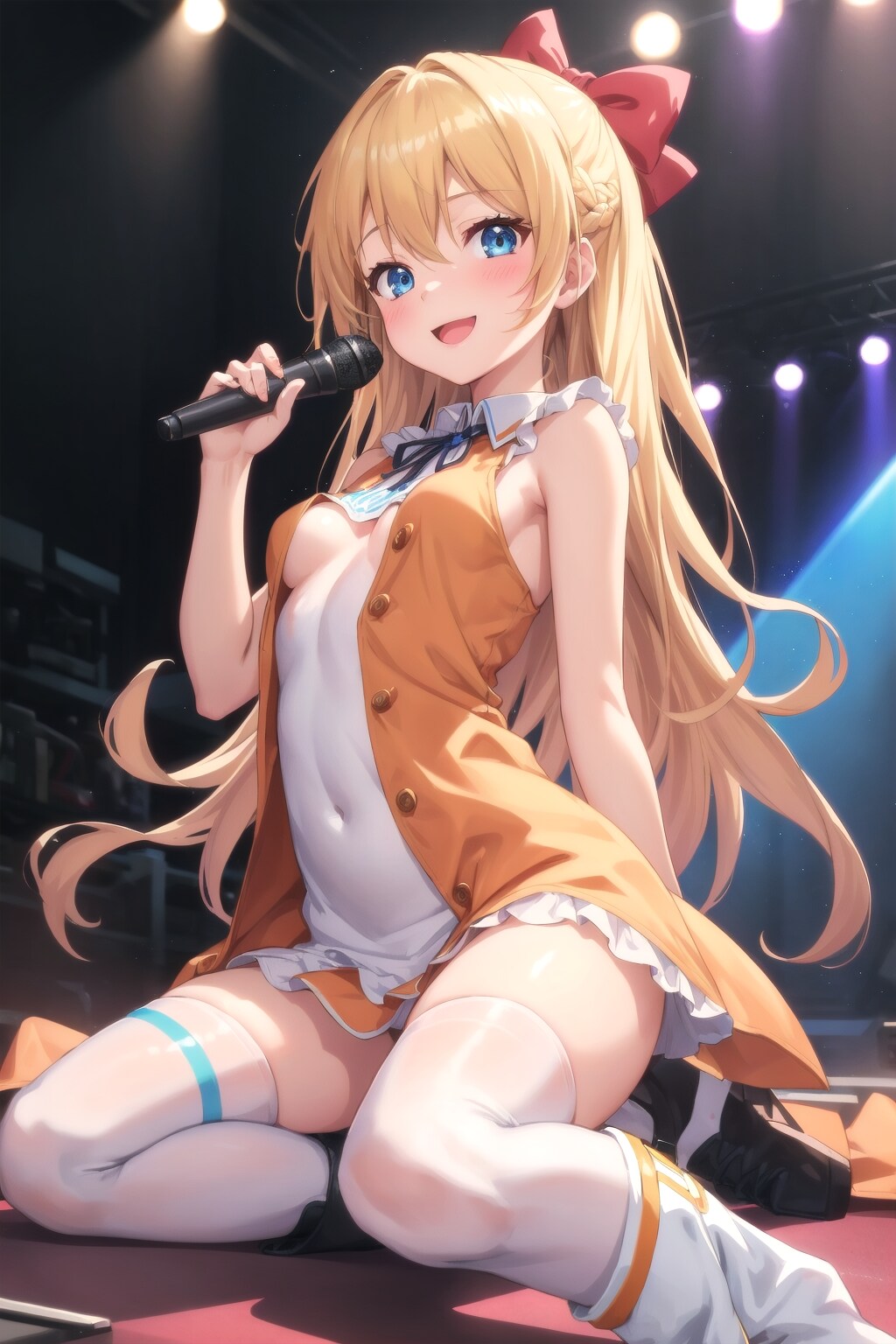 オレンジ担当の金髪ちゃん