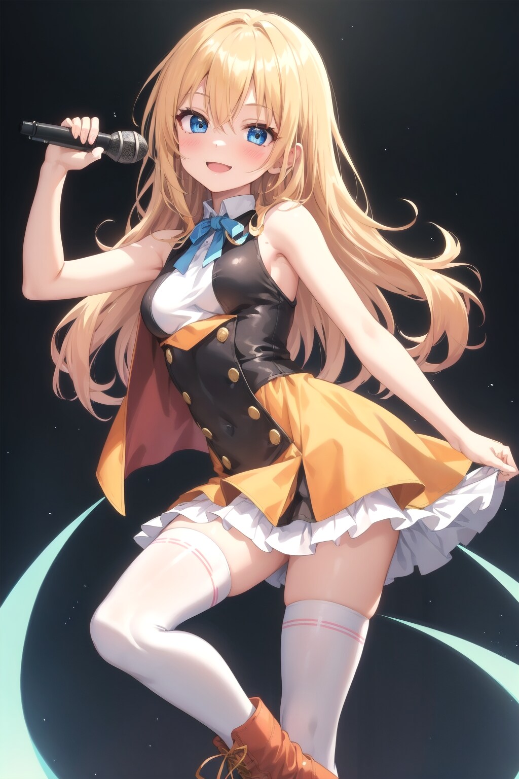 オレンジ担当の金髪ちゃん