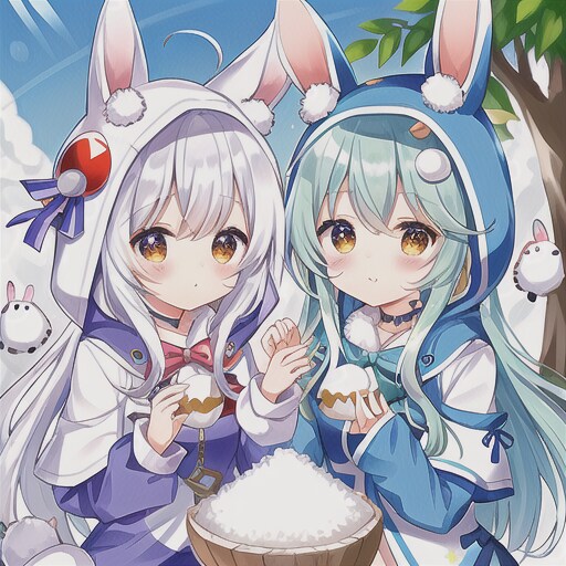 うさみみ餅つき？