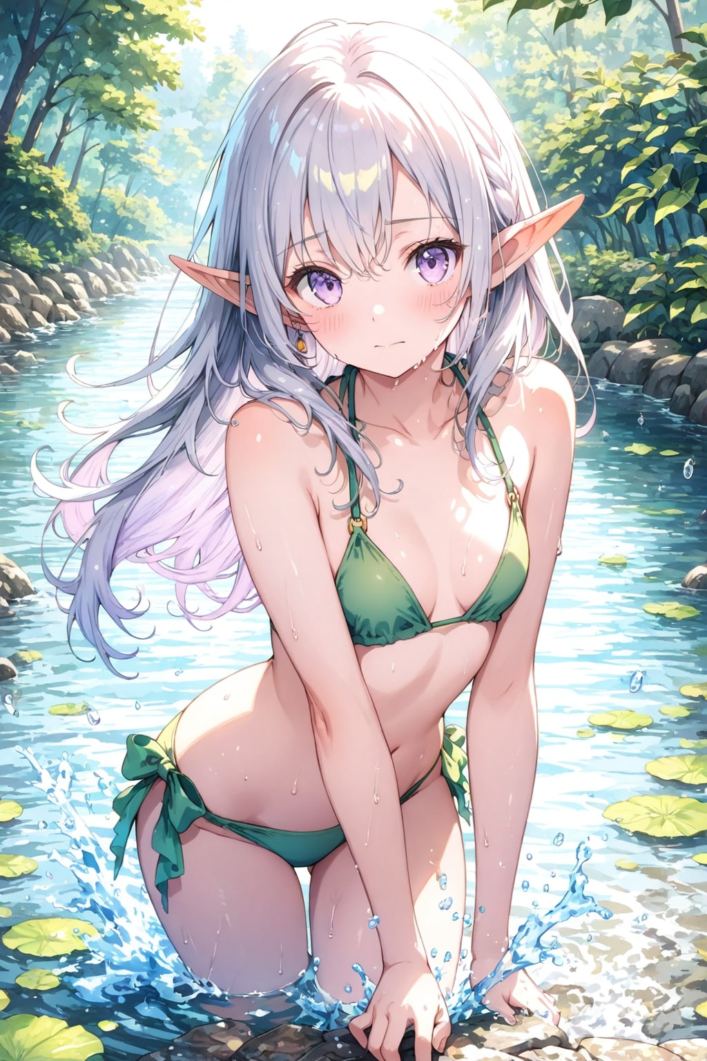 水浴び