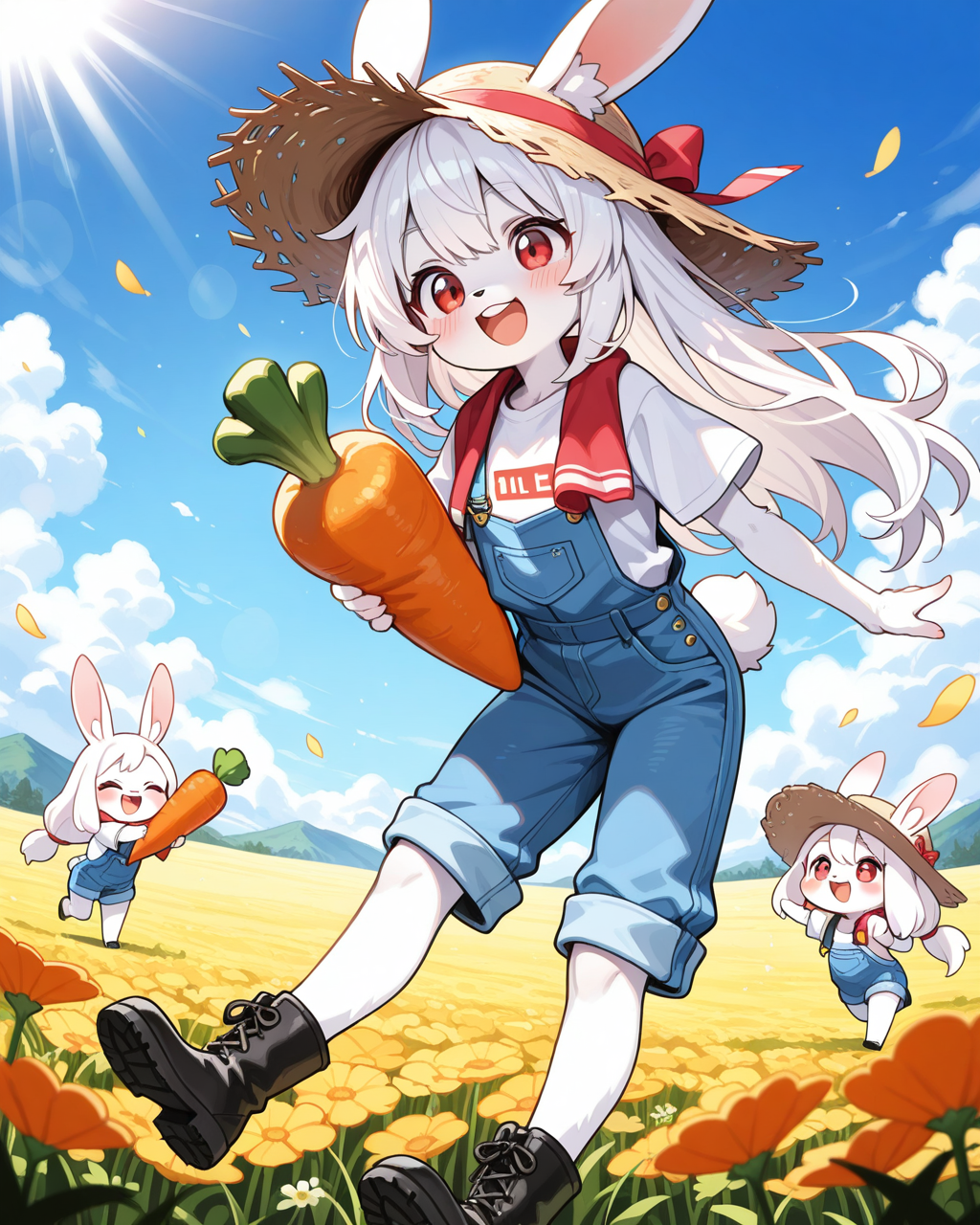 うさぎさんとニンジン♡