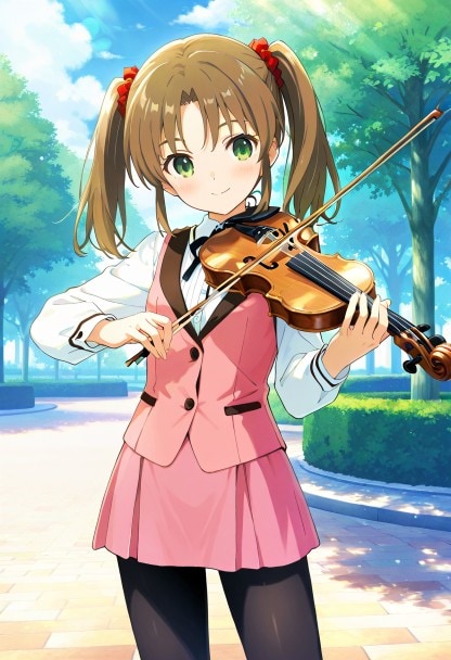 バイオリン娘（401） | の人気AIイラスト・グラビア