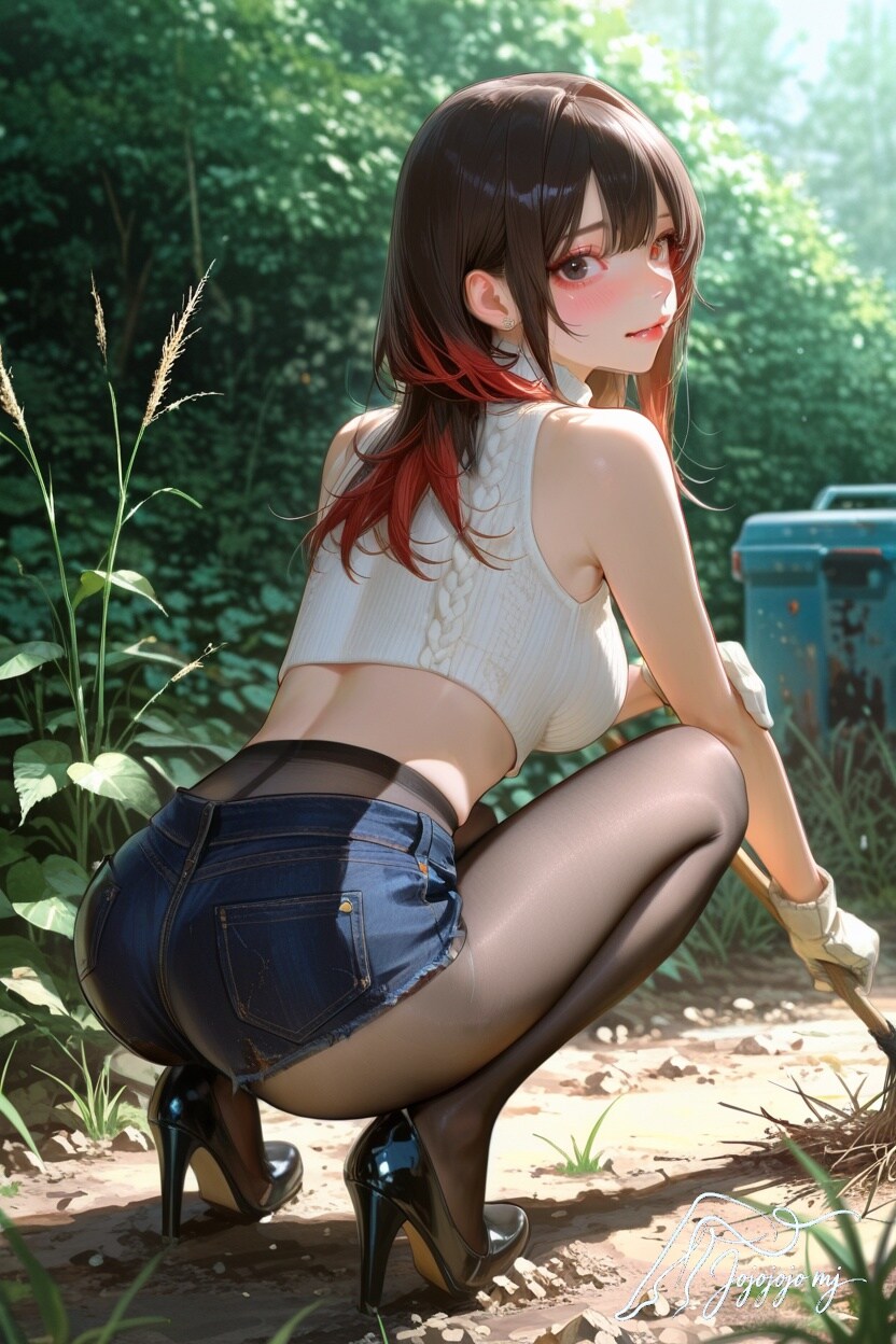 庭掃除