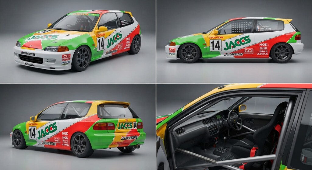 シビックEG6レーシングカー