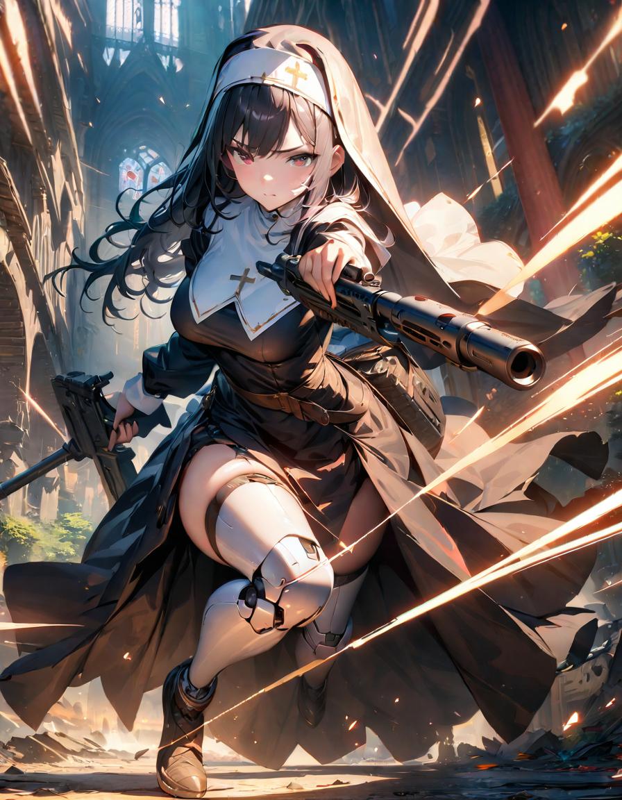 戦士として！　銃バージョン | の人気AIイラスト・グラビア