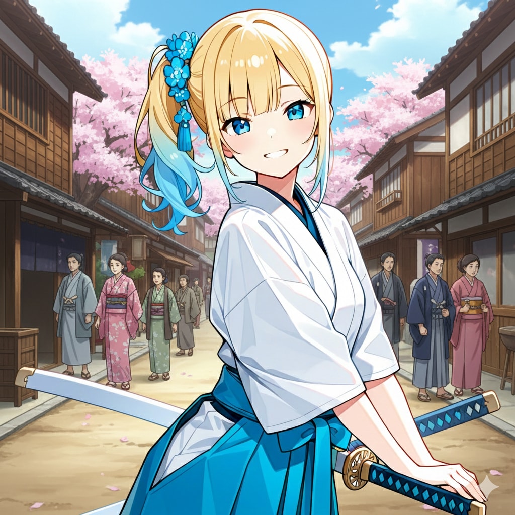 時代劇のエキストラ（うちの娘） | の人気AIイラスト・グラビア